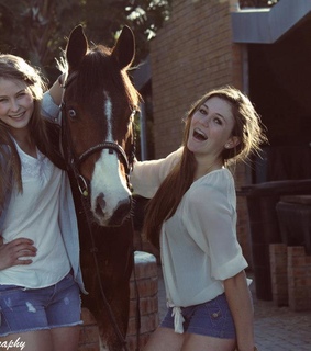beach, black and white and blonde