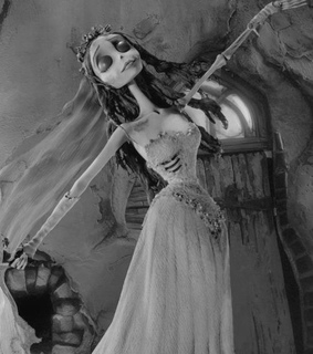 a noiva cadaver, b&p and b&w