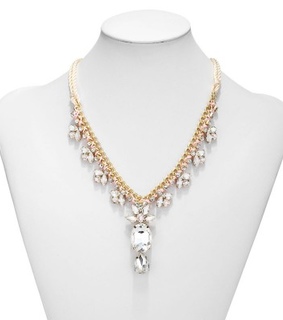 collage pendent necklace, collage statement necklaces and glass crystal collage pendents