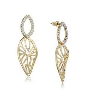 dangle earrings, gold dangle earrings and gold marquise earrings