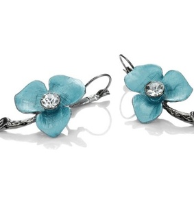 crystal flower necklace, crystal flower necklace blue and crystal flower necklace set