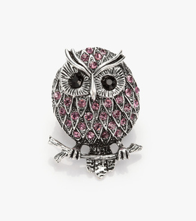 antique owl ring, chunky owl ring and cocktail owl ring