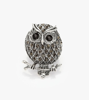antique owl ring, chunky owl ring and cocktail owl ring
