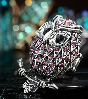 antique, antique owl ring and chic