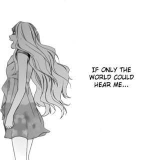 girl, manga and phrases