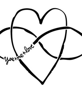 forever, heart and infinity