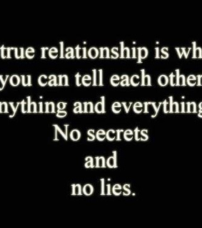 black and white, lies and secrets