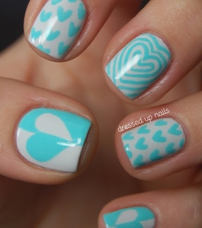 blue, contrast and hearts