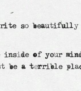 beautiful, black and white and mind