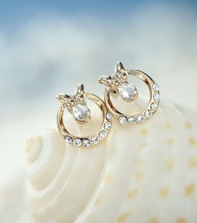 butterfly earrings, butterfly hoop earrings and butterfly stud earrings