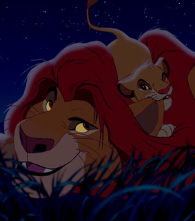 disney, father and lion king