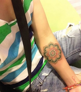 me, tattoo and mandala tattoo