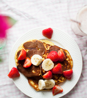 banana, beverage and breakfast