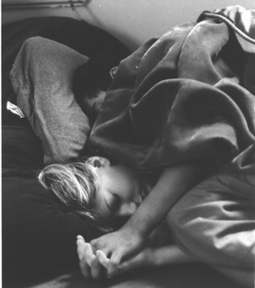 bed, couple and cuddle