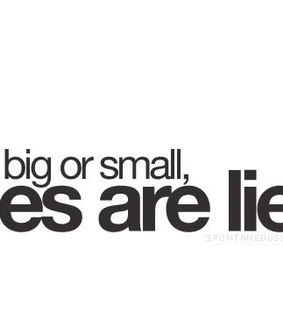 lies, text and lies are lies
