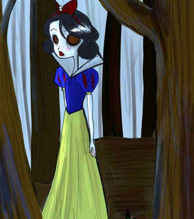 halloween, macabre and snow white