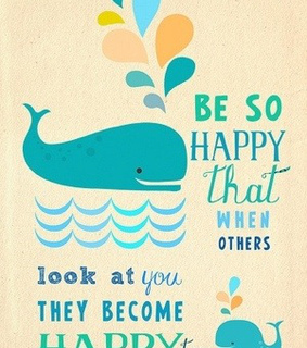 happy, cute and whale