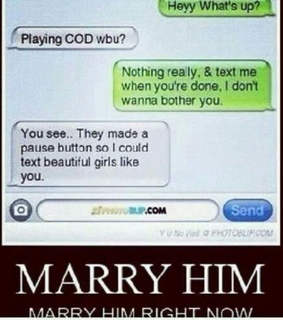 boyfriend, cod and life