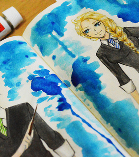 elsa, jack frost and stolen art