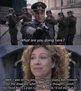 doctor who, hitler and river song