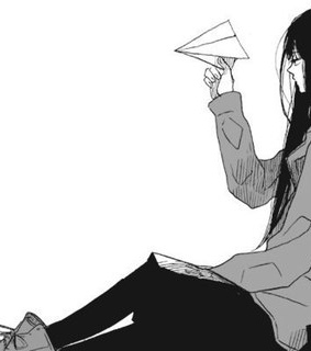 black and white, girl and lonely