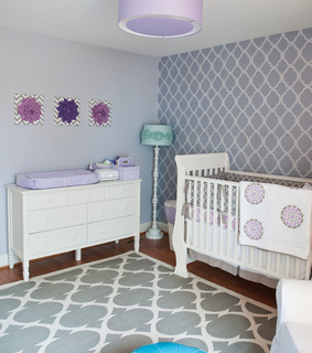 decoration, grey wall design and creamy canopy