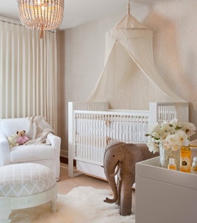 decoration, grey wall design and creamy canopy