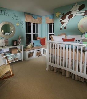 decoration, grey wall design and creamy canopy