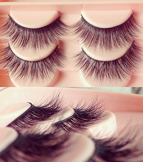 cosmetics, false eyelashes and fashion