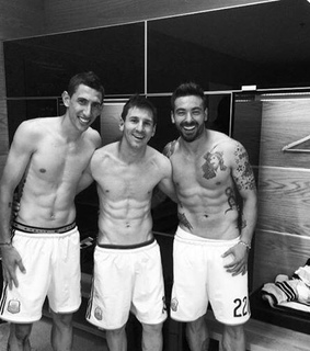 arg, di maria and messi