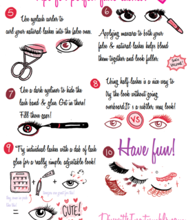 diy, eyelashes and fake