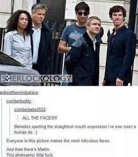 benedict cumberbatch, martin freeman and sherlock