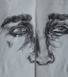 art, drawing and eye