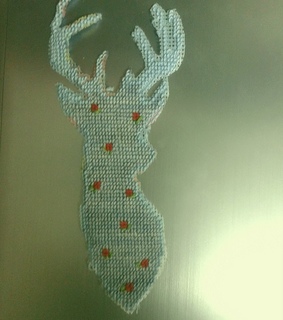 craft, cross stitch and deer