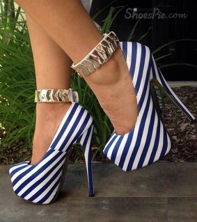 ankle strap, beaytiful and contrast color