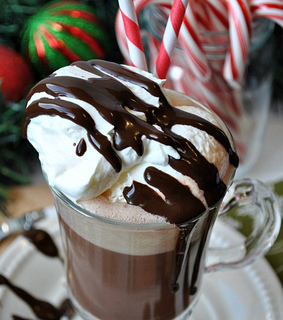 candy canes, chocolate and christmas
