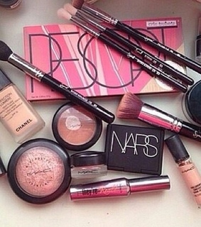 brush, chanel and mac