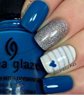 blue, love and nails