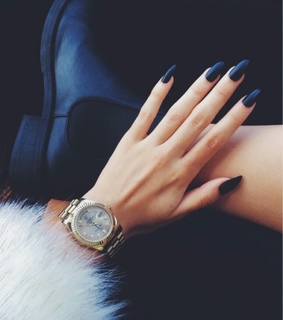 blue, nailart and nailpolish