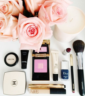 beauty, blush and candle