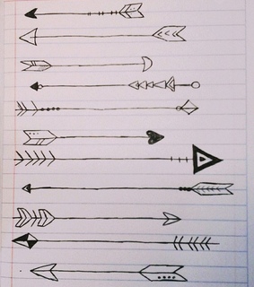 draw, drawing and flechas