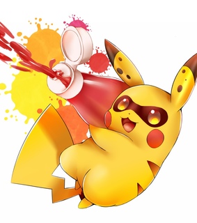 cute, ketchup and pikachu