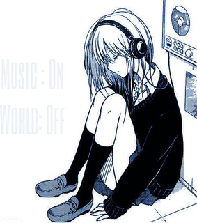 anime, anime girl and blue