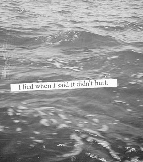 black and white, broken and hurt