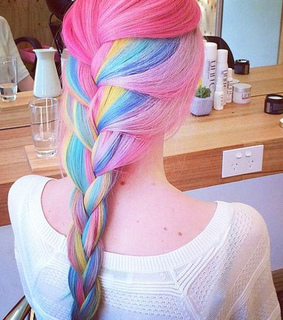 blue, braid and colors