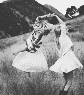 best friend, black and white and forever