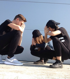 airforce, allblack and bestfriends