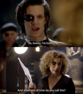 doctor who, melody pond and river song