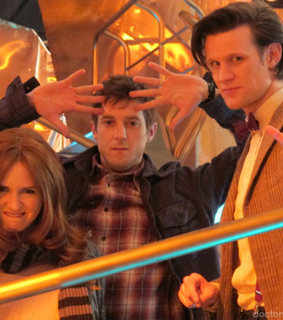 amy pond, arthur darvill and doctor who