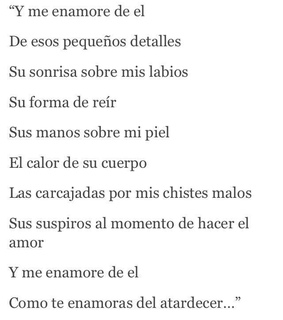 amor, detalles and el